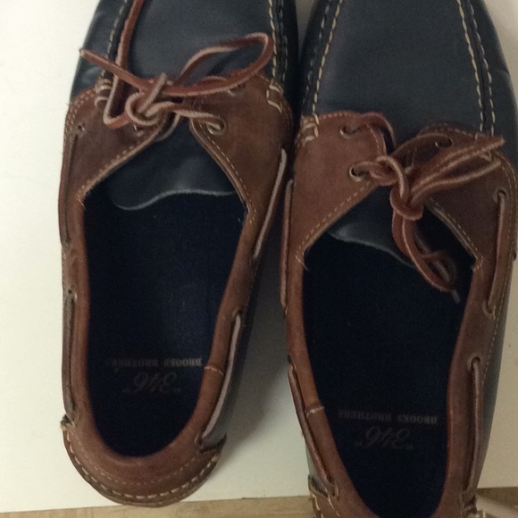Rooks Brothers two tone boat shoes - Picture 2 of 4